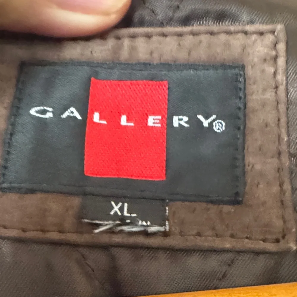 Gallery Brown Teddy Jacket with Fur Trim